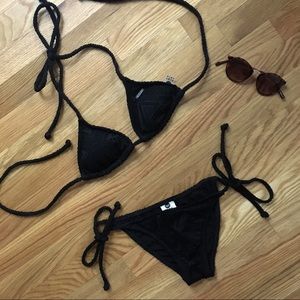 NWOT ✨ Roxy Crochet 2-piece Bikini Set